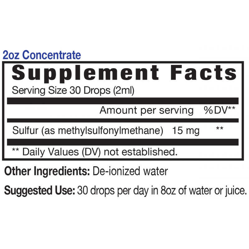 Eidon Síra MSM tekutá iónová kvapky 60 ml