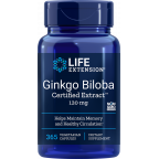 Life Extension Ginkgo Biloba Certifikovaný Extrakt 365 kapsúl