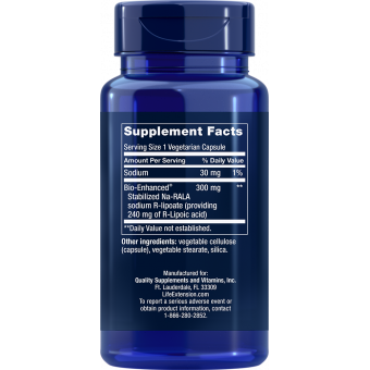 Life Extension Super R-Lipoic Acid kyselina lipoová 60 kapsúl