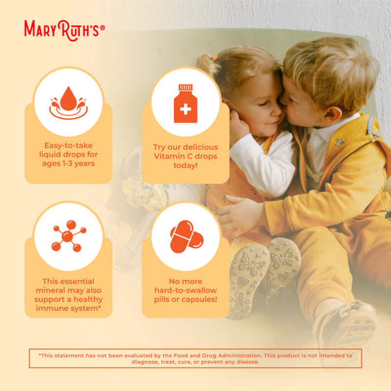 Mary Ruth's Bio Vitamín C pre deti od 1 do 3 rokov tekutý 30 ml 