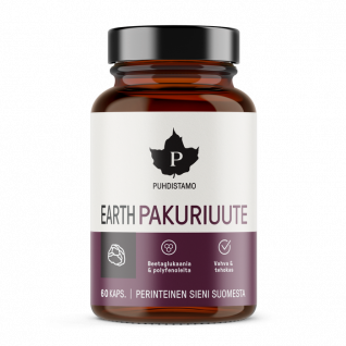 Puhdistamo Earth Chaga BIO 60 kapsúl