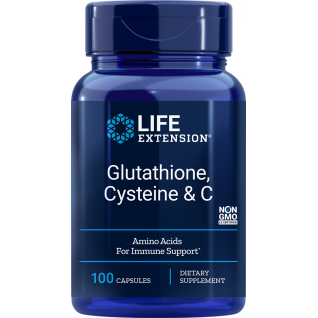 Life Extension Glutathione, Cysteine & C 100 kapsúl